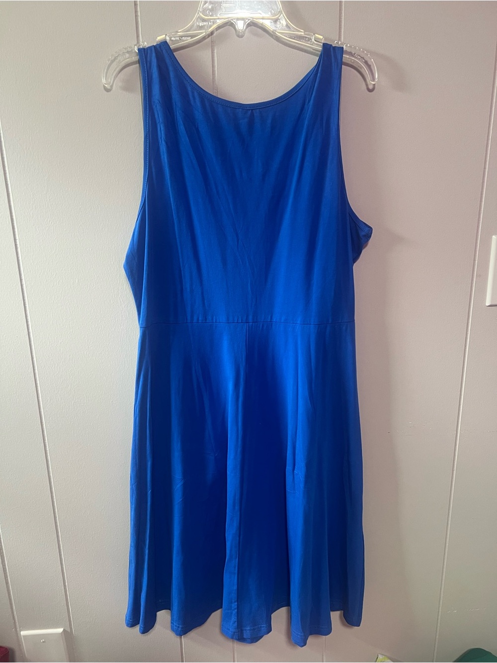 Sleeveless Royal Blue Midi Dress - Picture 3 of 3